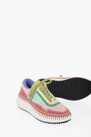 Crochet Design Low-top Sneakers