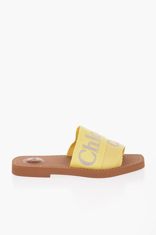 Sliders TAPE in Canvas con Logo Ricamato