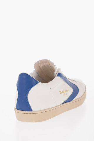 1920 Leather Sneakers with Contrasting Logo