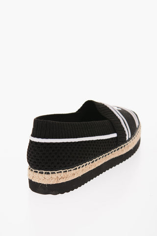 MICHAEL Logo Contrasting Fabric RAYA espadrillas