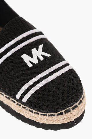 MICHAEL Logo Contrasting Fabric RAYA espadrillas