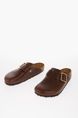 Mules BOSTON in Pelle con Fibbia