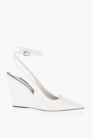 Slingbacks WANDA in Vernice con Zeppa 9,5cm