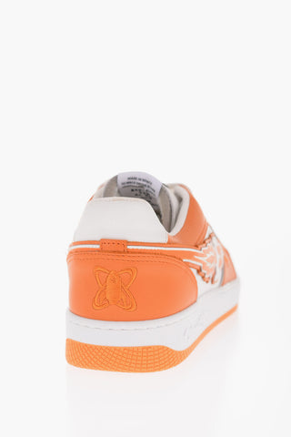 Two-tone Leather ROCKET Lace-up Sneakers