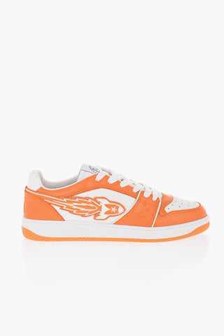 Two-tone Leather ROCKET Lace-up Sneakers