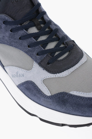 Sneakers HYPERLIGHT in Tessuto con Inserti in Suede