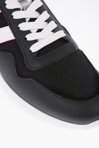 Sneakers INTERACTIVE Allacciate con Dettagli in Pelle