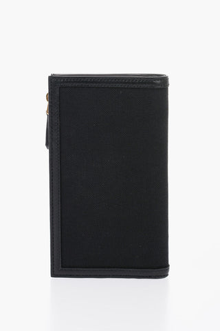 Portafigli in Canvas con Placca Logata