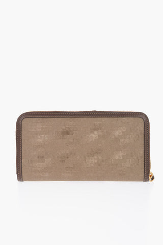 Portafoglio in Jacquard con Interni in Pelle
