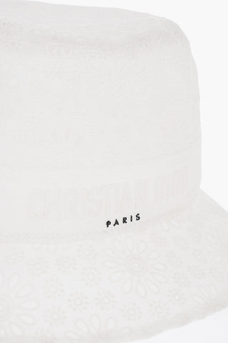 Cappello D-BOBBY con Broderie Anglaise