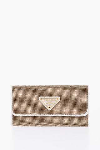 Portachiavi a Bustina in Canvas con Placca Logo
