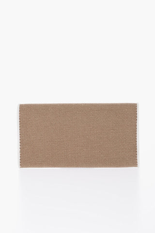 Portachiavi a Bustina in Canvas con Placca Logo