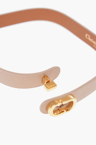 Leather Choker with CD Logo