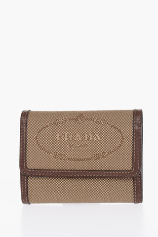Jacquard Fabric Bi-fold Wallet