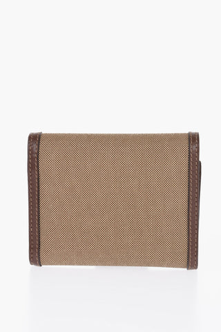Jacquard Fabric Bi-fold Wallet