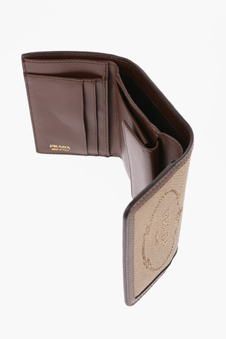 Jacquard Fabric Bi-fold Wallet