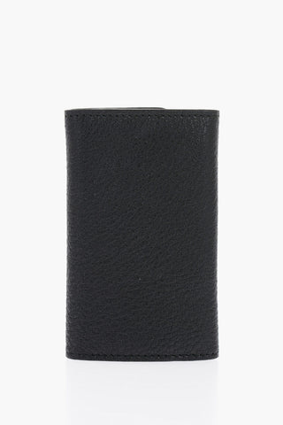 Grain de Poudre Leather Key Case