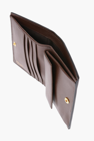Canvas Bifold Wallet with Logoed Plaque