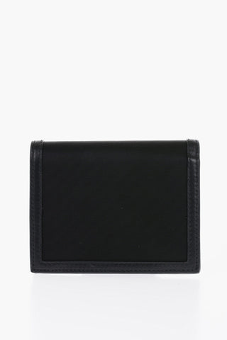 Nylon Bifold Wallet with Logo Plaque