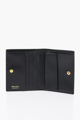 Nylon Bifold Wallet with Logo Plaque