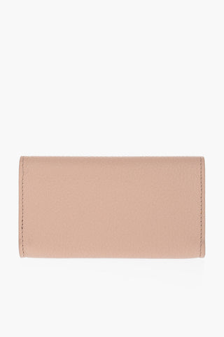 Grain de Poudre Leather Key Case