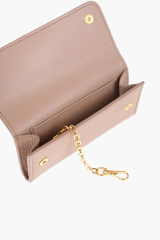 Grain de Poudre Leather Key Case