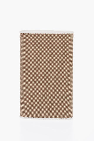 Portachiavi a Bustina in Canvas con Placca Logo