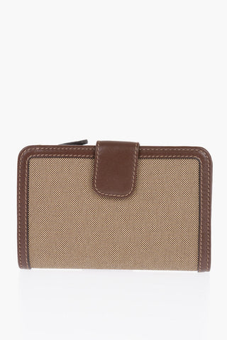 Jacquard Fabric Bi-fold Wallet