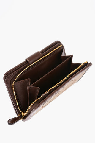 Jacquard Fabric Bi-fold Wallet