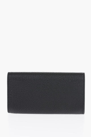 Grain de Poudre Leather Key Case
