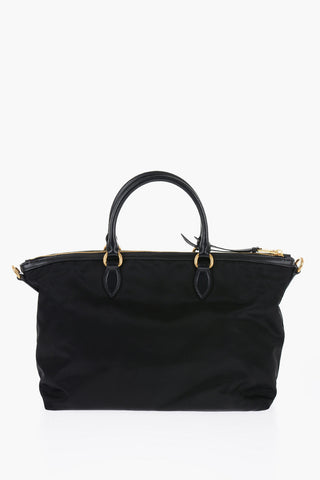 Nylon Tote Bag with Removable Shoulder Strap