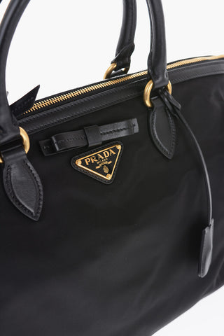 Nylon Tote Bag with Removable Shoulder Strap
