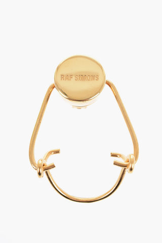 싱글 이어링 BOTTLE CLIP 황동 골드 효과