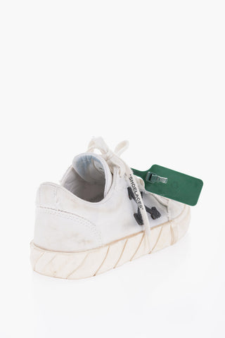 Sneakers Basse in Canvas Effetto Vintage