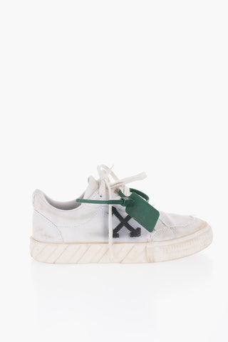 Sneakers Basse in Canvas Effetto Vintage