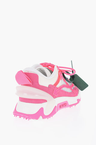 Two-Tone Leather Low-Top Sneakers