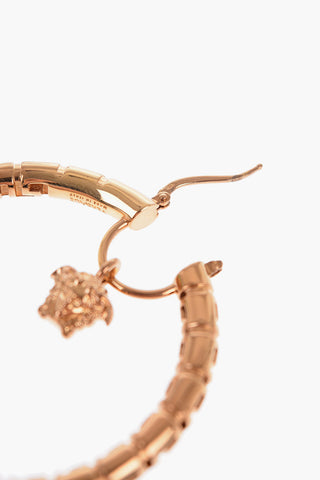 Hoop Earrings With Charm