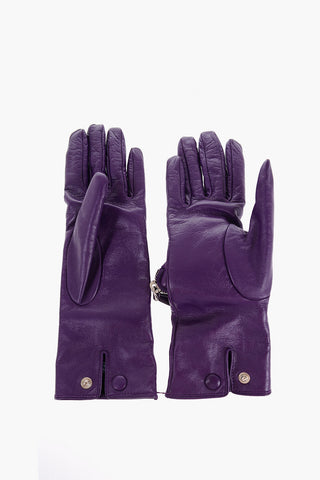 Patent Leather Gloves with Pocket