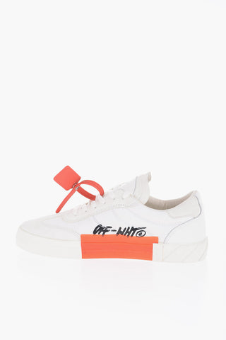 Padded Low-Top Sneakers with Suede Details
