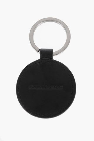 Leather Keychain With Embossed Logo