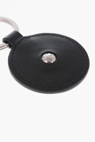 Leather Keychain With Embossed Logo
