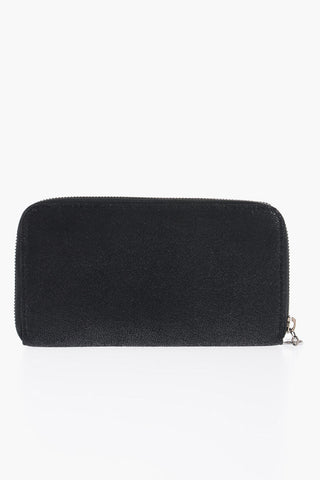 Vegan Leather Wallet With Chain Detail