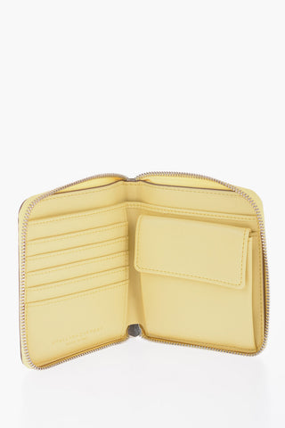 Portafoglio in Pelle Vegan Martellata con Chiusura Zip