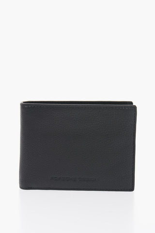Textured Leather Wallet with Ton-On Ton Logo