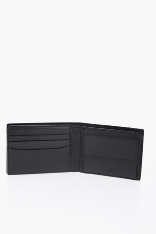Textured Leather Wallet with Ton-On Ton Logo