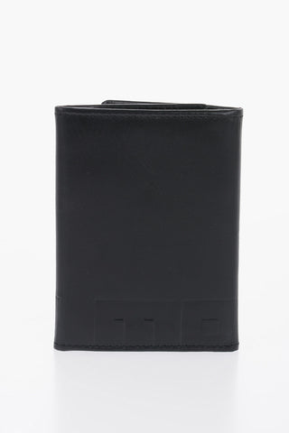 Portafoglio Mini In pelle con Logo Inciso