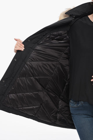Steppjacke MODERN VAIL mit abnehmbarem Pelz