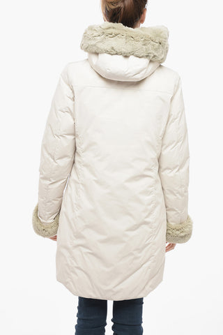 Down Jacket BOULDER COAT With Fur Hood