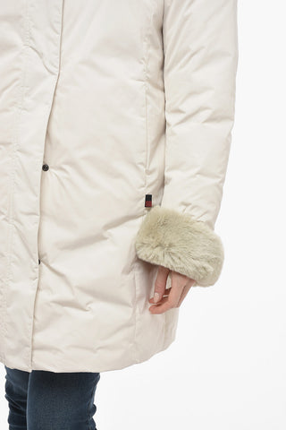Down Jacket BOULDER COAT With Fur Hood