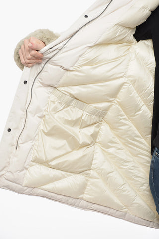 Down Jacket BOULDER COAT With Fur Hood